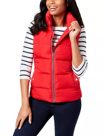
						Vesta Tommy Hilfiger, rosu