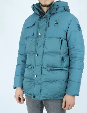 Geaca Blauer., turcoaz Albastru