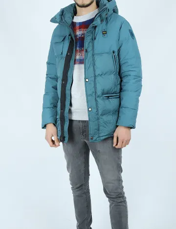 Geaca Blauer., turcoaz Albastru