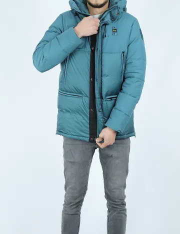 Geaca Blauer., turcoaz Albastru