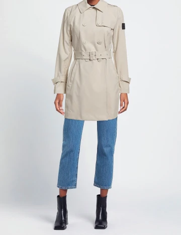 Trench Dekker, ecru