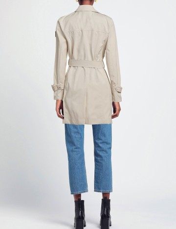Trench Dekker, ecru