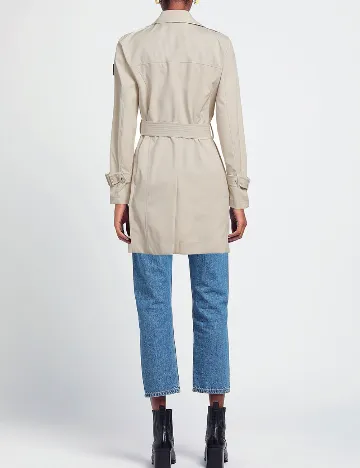 Trench Dekker, ecru