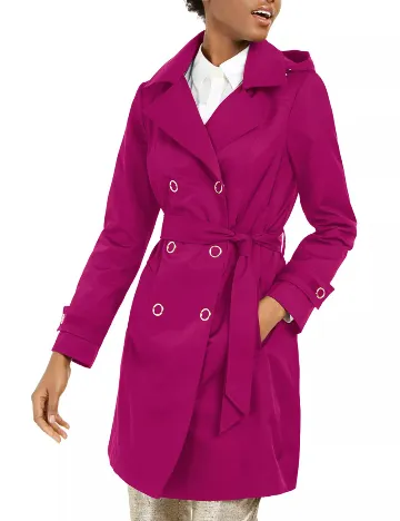 Trench Anne Klein, magenta