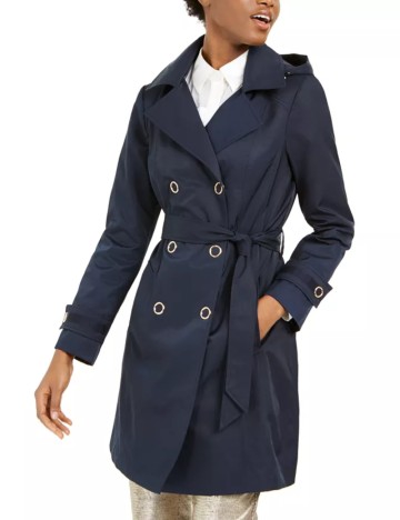 
						Trench Anne Klein, bleumarin