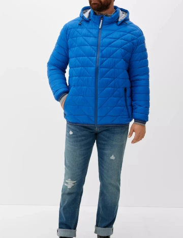 Geaca s.Oliver Plus Size Men, albastru