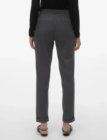 Pantaloni Vero Moda, gri inchis Gri