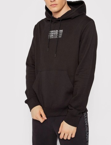 Hanorac Calvin Klein Jeans, negru