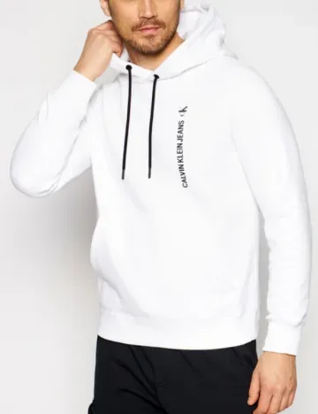 Hanorac Calvin Klein Jeans, alb