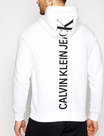Hanorac Calvin Klein Jeans, alb