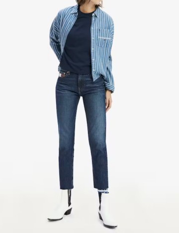 Camasa Tommy Jeans, albastru