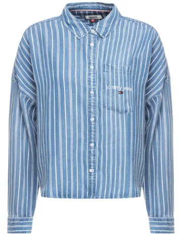 Camasa Tommy Jeans, albastru