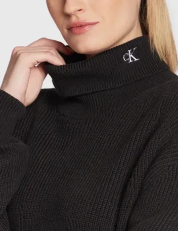 Pulover Calvin Klein Jeans, negru
