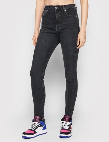 Blugi Tommy Jeans, negru