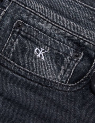Blugi Calvin Klein Jeans, gri