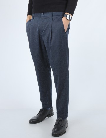 Pantaloni Calvin Klein, bleumarin