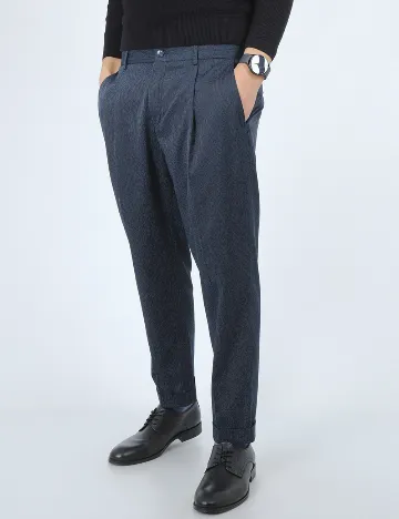 Pantaloni Calvin Klein, bleumarin Albastru