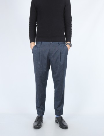 Pantaloni Calvin Klein, bleumarin