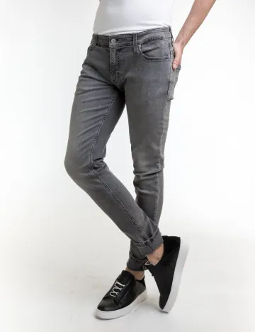 Blugi Calvin Klein Jeans, gri Gri
