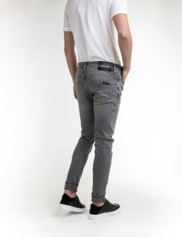 Blugi Calvin Klein Jeans, gri