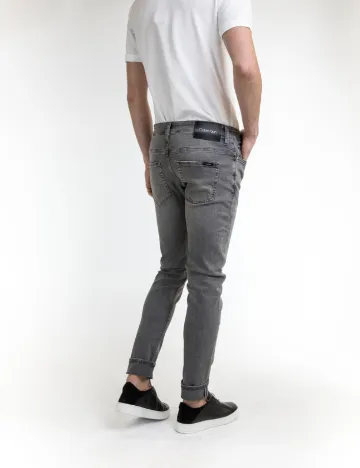 Blugi Calvin Klein Jeans, gri Gri