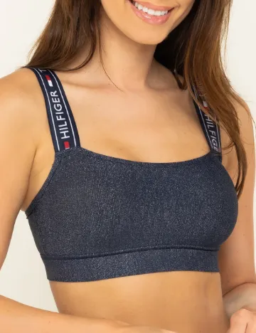 Bustiera Tommy Hilfiger, bleumarin inchis