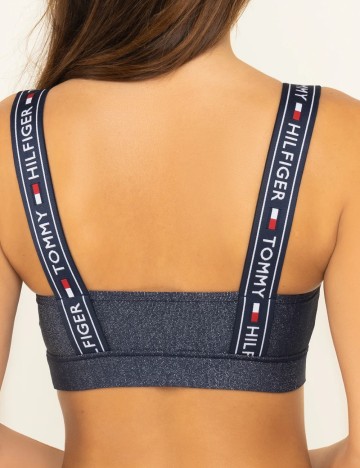Bustiera Tommy Hilfiger, bleumarin inchis