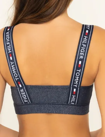 Bustiera Tommy Hilfiger, bleumarin inchis
