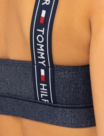 Bustiera Tommy Hilfiger, bleumarin inchis