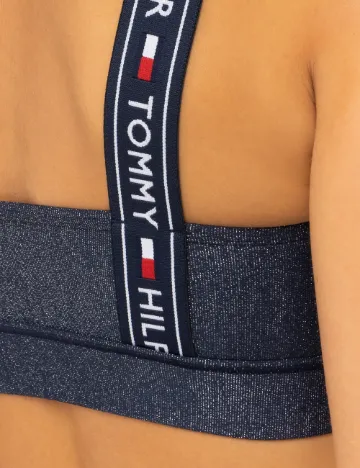 Bustiera Tommy Hilfiger, bleumarin inchis