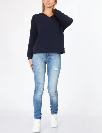 Bluza Comma, bleumarin Albastru