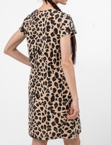 Rochie scurta Vila, animal print