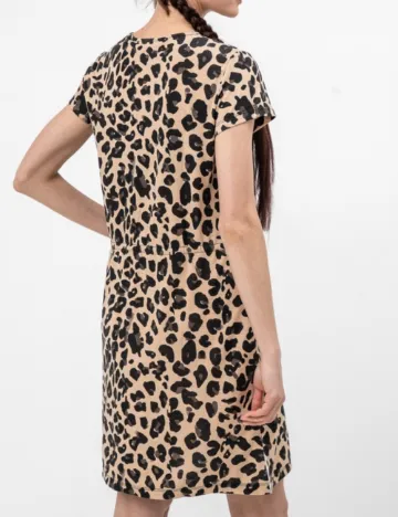 Rochie scurta Vila, animal print Animal print