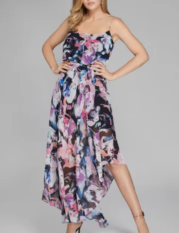 Rochie medie Marciano Guess, floral Floral print