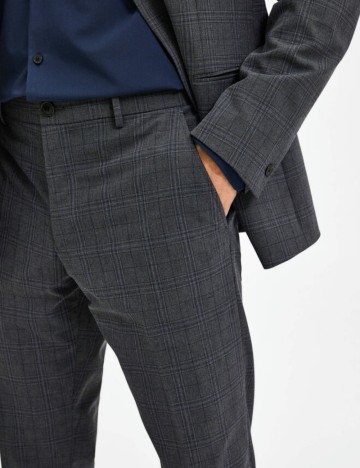 Pantaloni Selected, gri