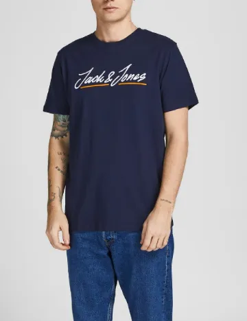 Tricou Jack&Jones, bleumarin Albastru