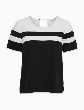 Bluza Dranella, alb/negru