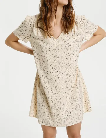 Rochie scurta Saint Tropez, crem