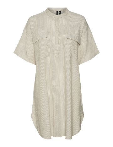 Rochie medie Vero Moda, crem