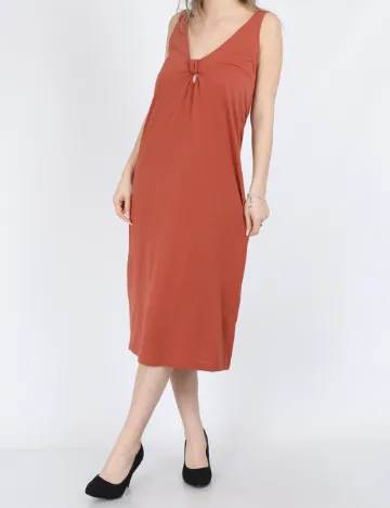 Rochie scurta Vero Moda, caramiziu Maro