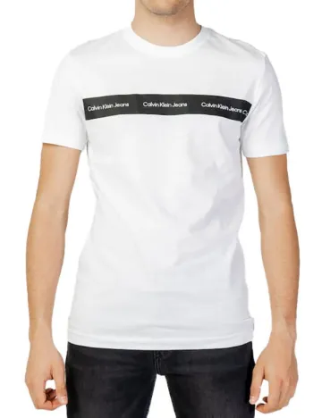 Tricou Calvin Klein Jeans, alb