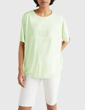 Tricou Tommy Hilfiger, verde Verde