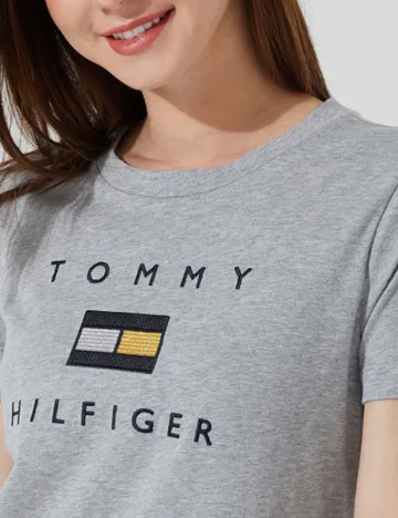 Tricou Tommy Hilfiger, gri
