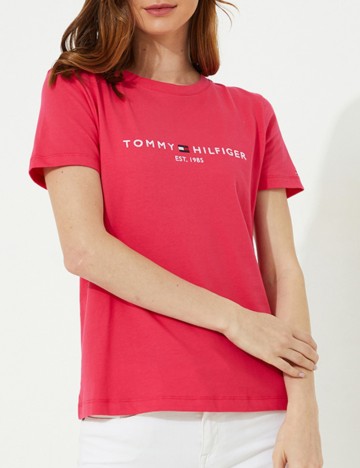Tricou Tommy Hilfiger, roz