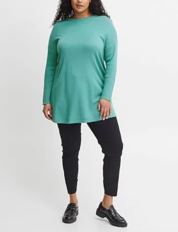 Bluza Fransa Curve, verde Verde