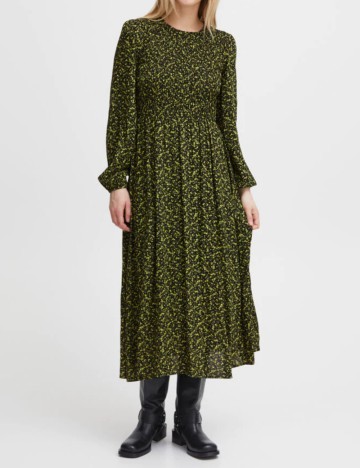 Rochie Medie Casual De Primăvară B.young Cu Fermoar, Verde - Om387292 ...