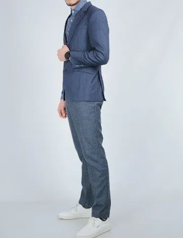 Pantaloni HACKETT, bleumarin Albastru