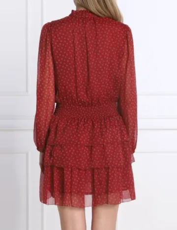 Rochie scurta Pepe Jeans, rosu
