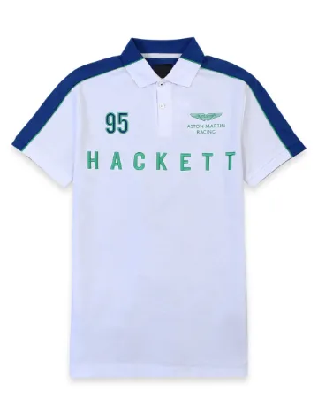 Tricou HACKETT, alb Alb