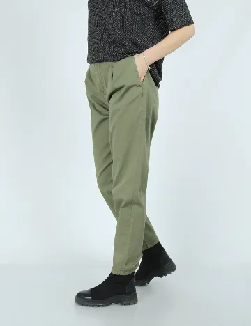 Pantaloni b.young, verde Verde